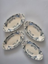 Lot de 4 raviers terre de fer Faïence De Creil Et Montereau modèle Labrador