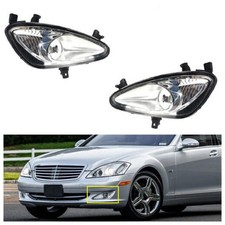 2x Front Bumper Drl Fog Lamps For Mercedes-benz W221 S550 S600 2007-2009