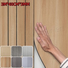 3M Thicken Self-Adhesive Thermal Insulation Wallpaper Wood Panel Wall Sticker