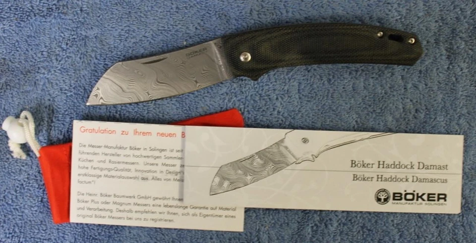 Cuchillo Plegable Boker Haddock Damasco Caja Coleccionista 110617DAM VER DESCRIPCIÓN Foto 2 de 4