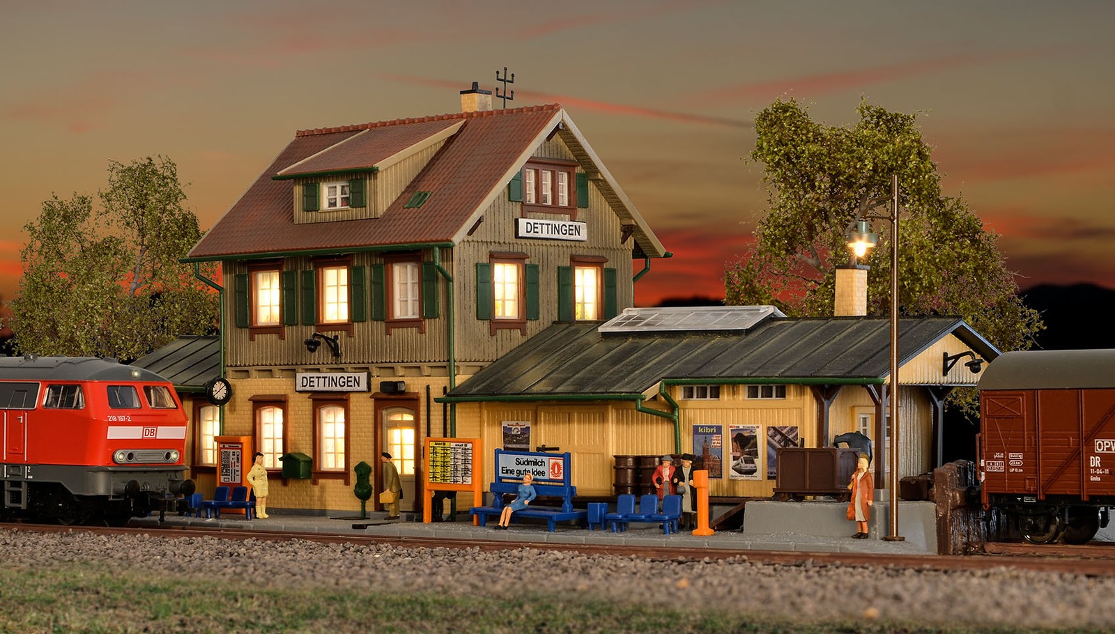 Kibri 39507 - H0 Station Dettingen - New