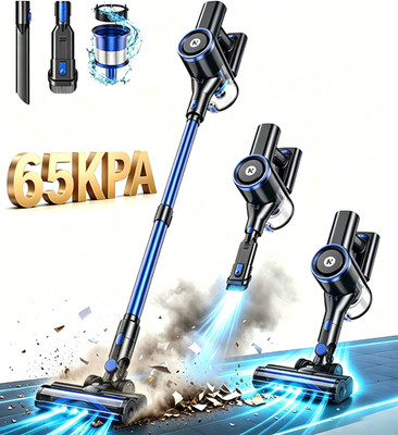 Cordless Vacuum Cleaner 65KPa Lightweight Pet Hair Carpet Hardwood Stick 1.5L