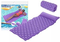 5905515351843 Dmuchany Materac PlażOwy Fioletowy 213X86Cm Bestway