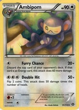 Ambipom Uncommon XY - Steam Siege 91/114 MP