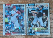 2026 Topps Diamante Foil Lot x2 Parker Messick Guardians Rookie & Josh Lowe Rays