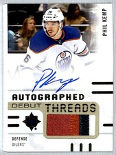 Phil Kemp 2024-25 UD Ultimate Debut Threads Rookie Auto Patch /199 #ADT-PK