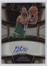 2022-23 Panini Select Signature Selections Grant Williams #SS-GRW Auto 4z8