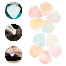  10 Pcs Guitar Picks for Electric Bass Banjo Finger Acoustic Supply