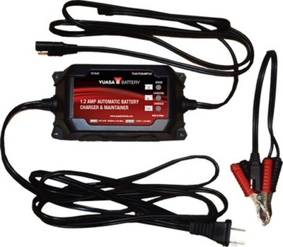 Yuasa YUA1P2AMPCH 1.2 Amp Charger & Maintainer (12V)