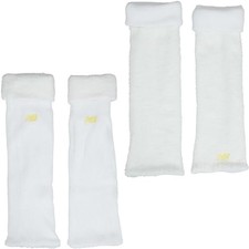New Balance Women's Reversible Warm Leg Warmers for Golf and Cold Weather White