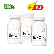 Unicity Bio-C, 3 Bottles, 180 Servings | Bone, Heart & Immune Health Support