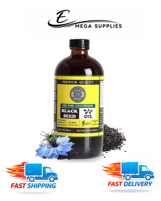 Pure Black Seed Oil - 100% Pure Nigella Sativa - Cold Pressed - Vegan - Non GMO