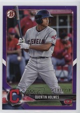 2018 Bowman Prospects Purple 105/250 Quentin Holmes #BP88 0nr3
