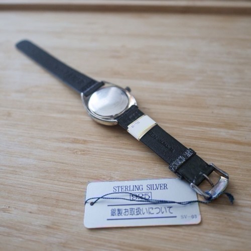 Citizen Club La Mer Vintage Sv 925 Argent Blanc Manuel Automatique Montre Hommes - Photo 7 sur 10