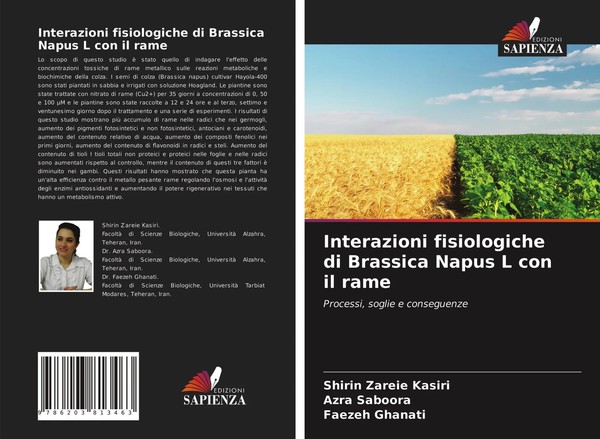 Shirin Zareie Kasiri (U. A.) | Interazioni Fisiologiche Di Brassica Napus L...-image