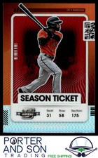 Cedric Mullins 2021 Panini Contenders Optic Holo #50 Orioles Baseball Card