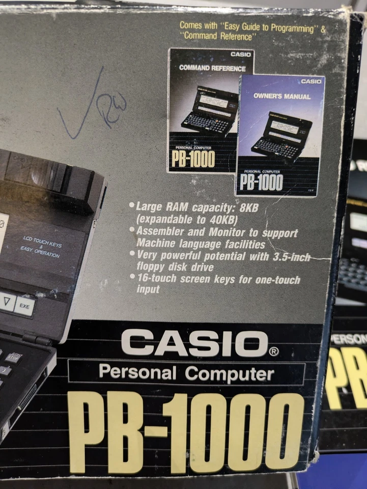 Casio PB-1000 Personal Computer Owners Manual Command Reference Read Description - Image 3 of 4