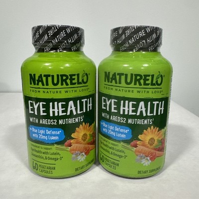 2 pack Naturelo Eye Health with AREDS 2 Formula 60c (120 Total), ext 5/2026