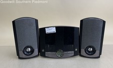 GPX HM3817DT CD Home Music System w/ 2 Speakers, No Remote - Tested