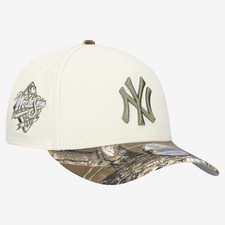 Men's New Era Khaki/Realtree Camo New York Yankees 9FORTY A-Frame Adjustable Hat