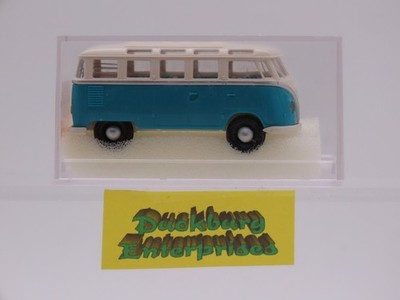 Brekina 3180 VW Bus Bulli T1 Samba türkis weiß in OVP 1:87 193507