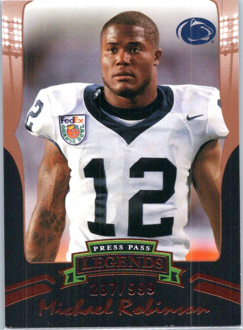 Michael Robinson Press Pass Legends #B35 Bronze