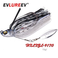 13.5G Spinner Bait Bass Jig Chatter Bait Fishing Lure Chatterbait Fishing Kit Wo