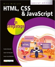 Html, CSS & JavaScript in Easy Steps (Paperback or Softback)