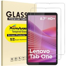 2 Pack Tempered Glass Lenovo Tab One 8.7 Inch Easy Installation