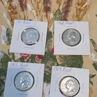 1961-1964 Washington Quarter Proof Silver .900 25C 4-Coin Lot Uncirculated