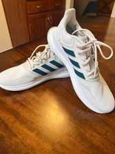 *UŻYWANE* Adidas Damskie sneakersy Rozmiar 8 Białe sznurowane buty do biegania PGS 789005