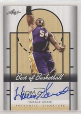 2013 Leaf Best of Basketball Horace Grant #HG3 Auto 0b2