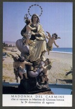 SANTINO HOLY CARD - MADONNA DEL CARMINE - MARINA DI GIOIOSA JONICA