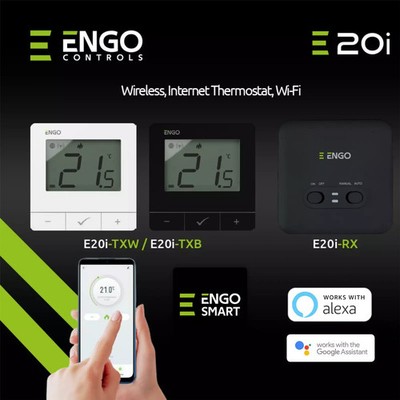 ENGO E20i Smartes Thermostat kabellos programmierbar WLAN App Alexa