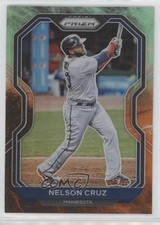 2021 Panini Prizm Tier II Cosmic Haze Prizm Nelson Cruz #200 wo9