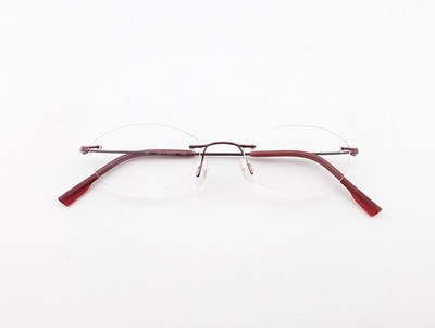 Calvin Klein Eyeglasses, Frames Only, Japan, 535 7, 48-19-140, Metal, Red