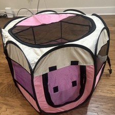 Foldable Soft Fabric Dog Crate Cat Cage Pet Portable Travel Puppy Play Pen Tent