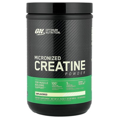 Micronized Creatine Powder, Unflavored, 1.32 lb (600 g)