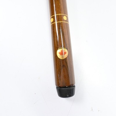 Vintage  Dufferin  Pool Cue Stick Red Maple Leaf  Canada Symbol