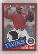2020 Topps 1985 Baseball Relics Series 2 Red 17/25 Miguel Sano #85TR-MSA 0kz8