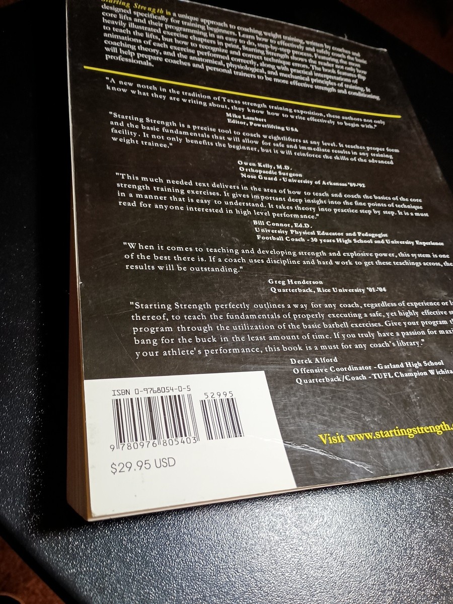 Starting Strength: A Simple and Practical Guide for Coaching Beginners by  Mar…