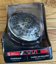 Delta Showerhead 5 Sprays Chrome Finish 75554C 1.75 gpm