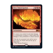 WotC MtG Core Set 2021 Fiery Emancipation (MR) EX