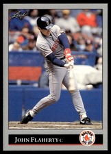 1992 Leaf John Flaherty Rookie Boston Red Sox #439