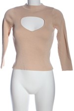 ZARA KNIT Maglione dolcevita Donna Maglione Taglia IT 40 color carne