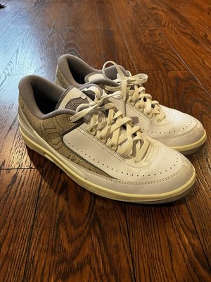 Jordan 2 Men's Sneakers White Snake Skin Size 11