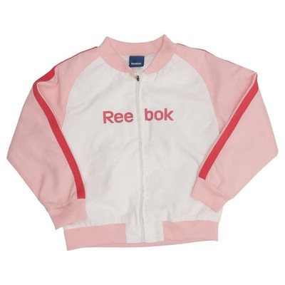 Reebok, Bomberjacke, Mädchen, Größe: 98, Pink/Weiß, Polyester, Print #blN