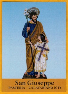 SAN GIUSEPPE venerato a PASTERIA CALATABIANO ( CT )