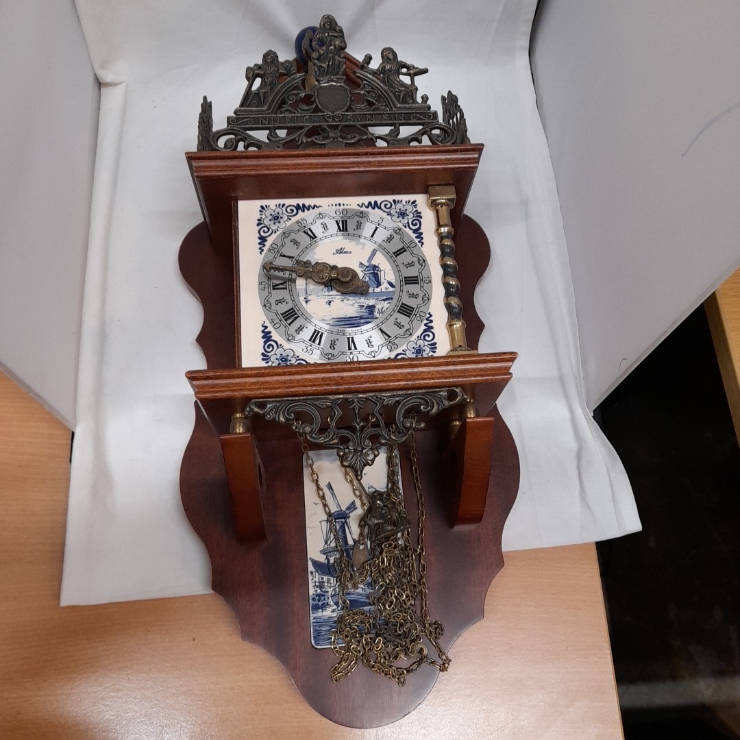 Dutch Zaandam style wall clock