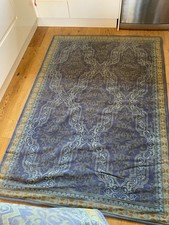 M&S St Michael Home Chenille Rug 140cm X 200cm 100% Cotton Vintage Belgium